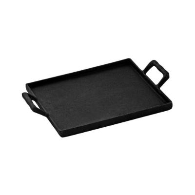Bifeteira Chapa Lisa Ferro Fundido 26x26CM Preta Libaneza