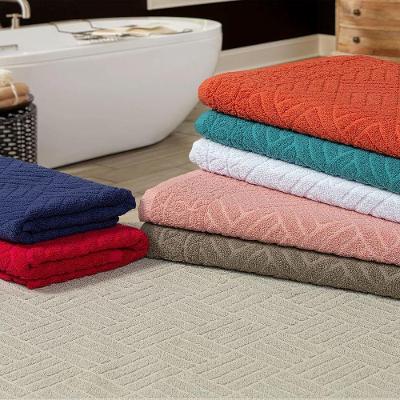 Kit Piso para Banheiro Linha Piso Bergamo 100% Algodão 49cm X 75cm 11 Unidades Margex