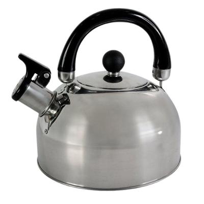 Chaleira Inox com Apito 2L para Cafe e Cha Fundo 4mm Uso em Fogao Inox Moderna