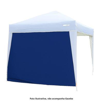 Parede para Gazebo Modelo Parede para Gazebo Proteção UV 50+ com Velcro Azul 185cm X 300cm Nautika