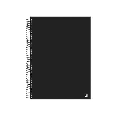 Caderno Universitario 1 Materia 70 Folhas Espiral 27,5cm X 20cm 01 Unidade Preto