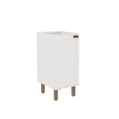 Balcão de Cozinha Iluminata 1 Porta MDF 40cm Branco Genialflex