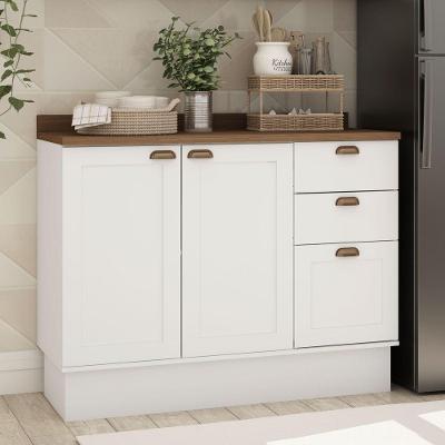 Rodapé para Cozinha Iluminata 270CM Branco Genialflex Móveis