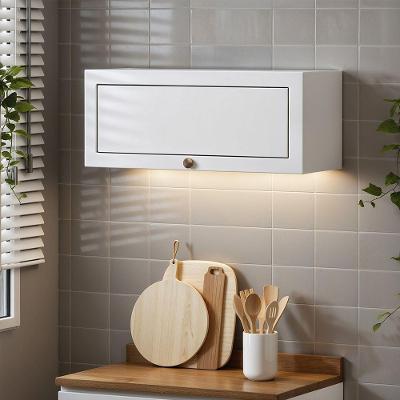 Armário Aéreo Conecta Frizz 80CM 1 Porta MDF Basculante Branco