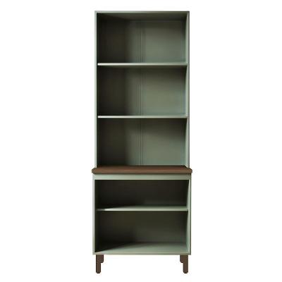 Cristaleira Conecta Frizz 2 Portas MDF 80CM Verde Mint Genialflex Móveis