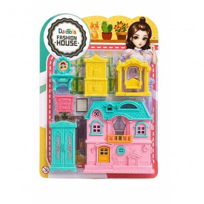 Casinha de Boneca Fashion House com Móveis Colorido Dute Toys