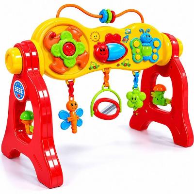 Centro de Atividades Infantil Play Gym 3 em 1 com Som Estimulo Motor Design Colorido Maral