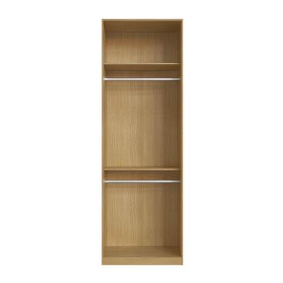 Closet Infinity Savana 3 Gavetas 3 Cabideiros MDF 240CM Nero