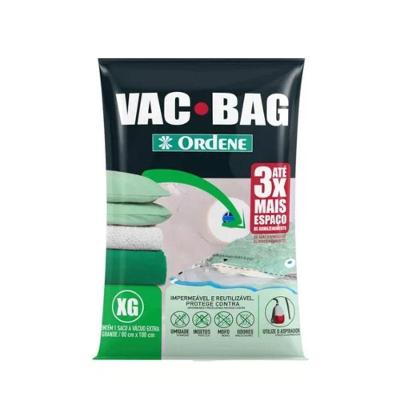 Saco a Vácuo Vac Bag Extra Grande 80x100CM Polietileno Transparente Ordene