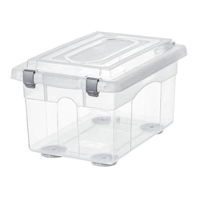 Caixa Organizadora Top Stock 4,3L Plástico Transparente Sanremo