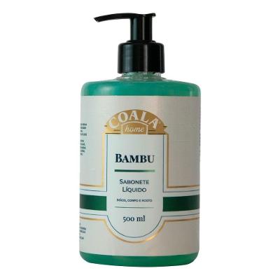 Sabonete Liquido Coala Bambu 500ML para Limpeza Suave de Maos Corpo e Rosto Coala