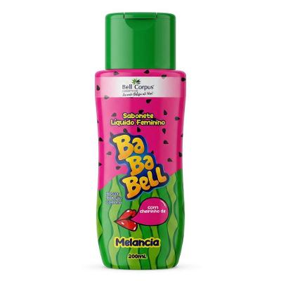 Sabonete Líquido Íntimo Feminino Bababell Melancia 200ML Bell Corpus
