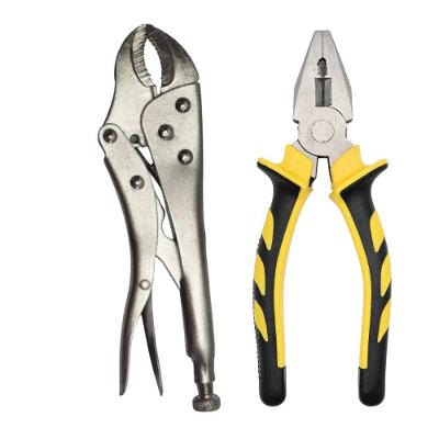 Kit Alicate Universal 8 Pol e de Pressão 10 Pol Amarelo Startools