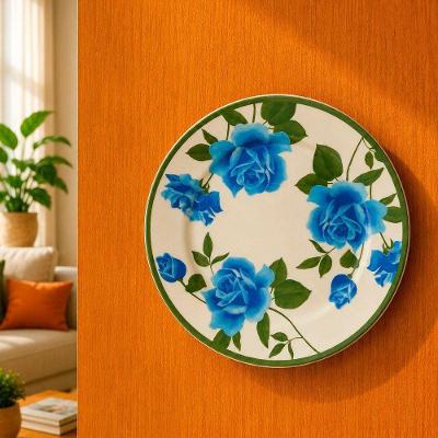 Pires Decorativo de Parede com Suporte em Cerâmica Branco Alice