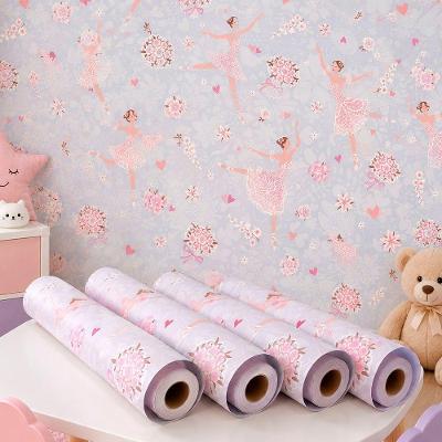 Kit 4 Rolos Adesivo Decorativo Bailarina 5mx45cm 9,0m2 Autocolante Azul