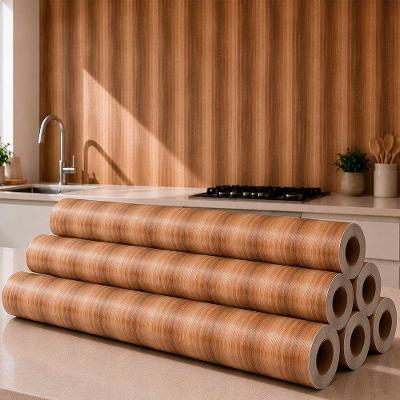 Kit 6 Rolos Adesivo Decorativo Amadeirado 5mx45cm 13,5M2 Impermeável