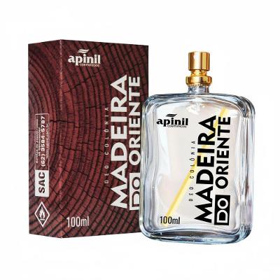 Deo Colônia Masculina Madeira do Oriente Fragrância Amadeirada 100ML Apinil