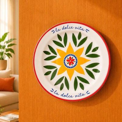 Pires Decorativo de Parede com Suporte em Cerâmica Branco La Vita