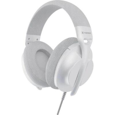 Headset 7.1 Fortrek Wise USB com Microfone Retrátil Branco