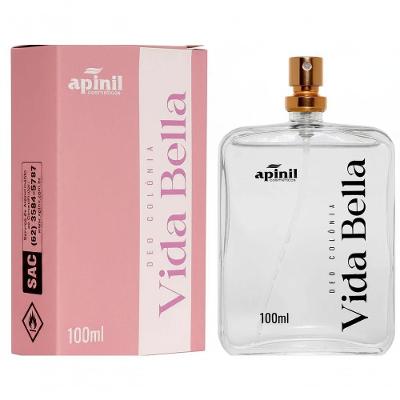 Desodorante Colônia Feminina Vida Bella 100ML Floral Frutada Apinil
