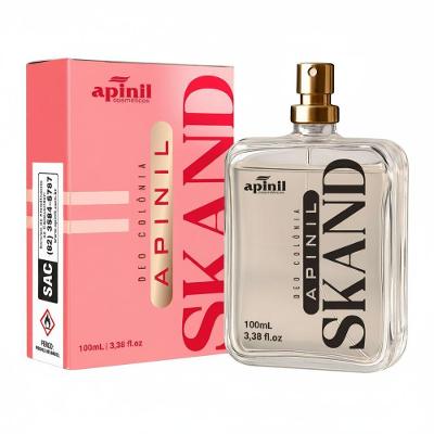 Deo Colônia Feminina Skand 100ML Floral Adocicada Mel Apinil
