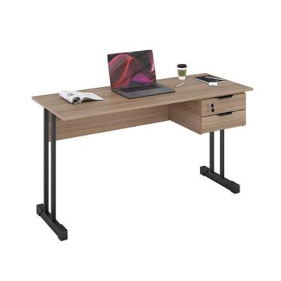 Escrivaninha Retangular Ecos Moderno 2 Gavetas MDP 100CM Montana Casah
