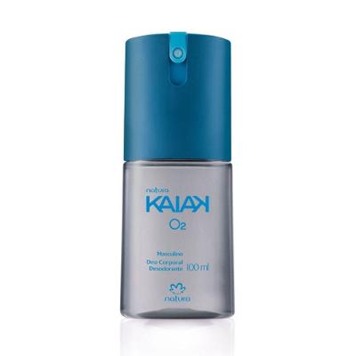 Desodorante Corporal Kaiak O2 Masculino sem Sal de Alumínio 100ML Natura