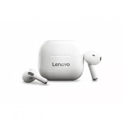 Fone de Ouvido TWS Bluetooth Lenovo LP40 Controle Touch Branco