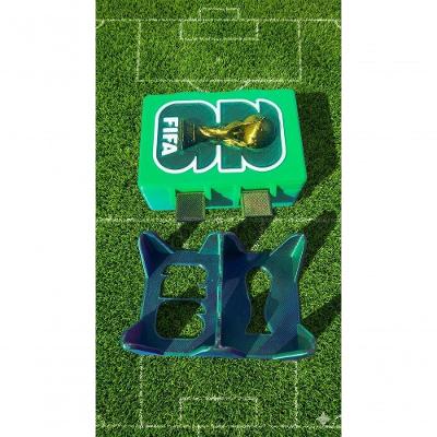 Caixa de Figurinhas Copa 2026 2 Compartimentos PETG PLA Alto Relevo Trava HB Formas e Cortadores