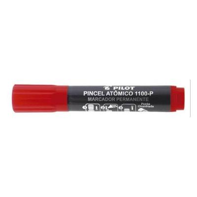 Pincel Atômico Pilot 1100 Marcador Permanente Ponta Acrílica Vermelho