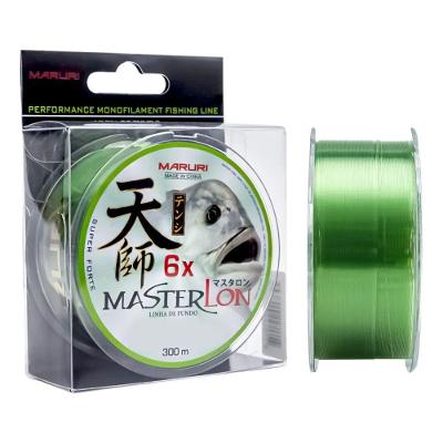 Linha Monofilamento Master Lon 6X 0,37mm 300m 30Lbs Verde Maruri Fishing