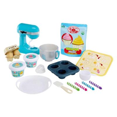 Kit Culinário Creative Chefs de Bolo com Batedeira e Ingredientes Moldáveis Azul