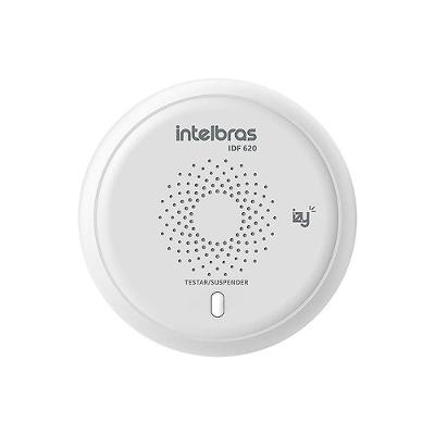 Detector de Fumaça Smart IDF 620 Zigbee Alarme Sonoro Branco Intelbras