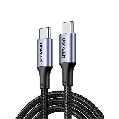 Cabo USB-C Ugreen US316 100W 480Mbps Alumínio Trançado 1.5m Preto