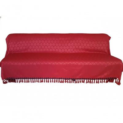 Manta Sofá Jacquard Geométrico Reversível 2,80x1,80m Vermelho