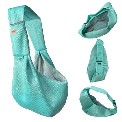 Bolsa de Transporte Pet Sling Canguru Cães e Gatos Verde Tamanho Único
