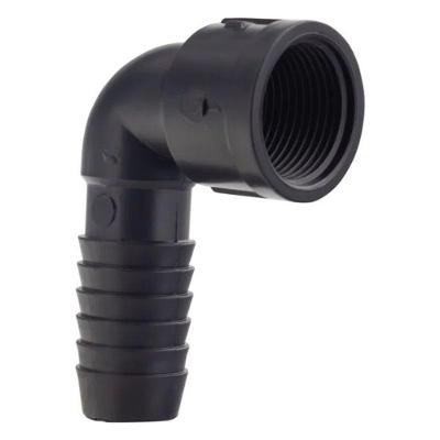 Kit 5 Joelhos de Conexão 90 graus  Rosca Interna 1-2'' Preto Plasbohn