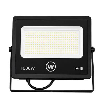 Kit Refletor Solar LED 1000W IP66 com Placa Solar Preto