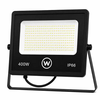 Kit Refletor Solar LED 400W IP66 com Placa e Controle Preto
