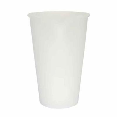 Copo de Papel 500ML com 50 Unidades Resistente Sustentável Branco