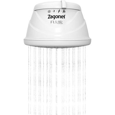 Ducha Multitemperatura Fluir 4T 6800W Espalhador 16,5cm Branco Zagonel 220V