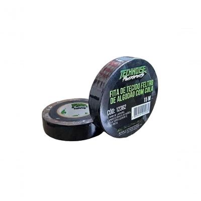 Fita de Feltro Technoise 19mm X 15m Cola Acústica Preto
