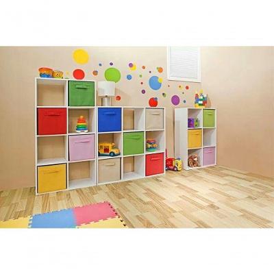 Estante Organizadora Colmeia Modular Infantil MDF 210cm Branco Woodcore