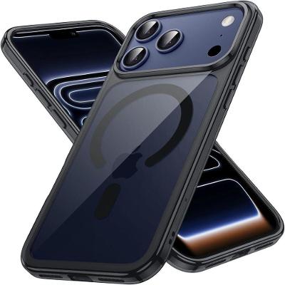 Capa Iphone 17 Pro Max 6,9 Magnética Magsafe Prova de Choque Transparente