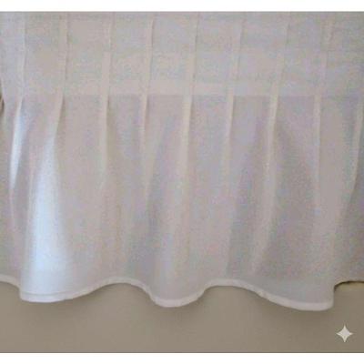 Saia para Cama Box Oxford 100% Poliéster 189CM X 91CM Branco