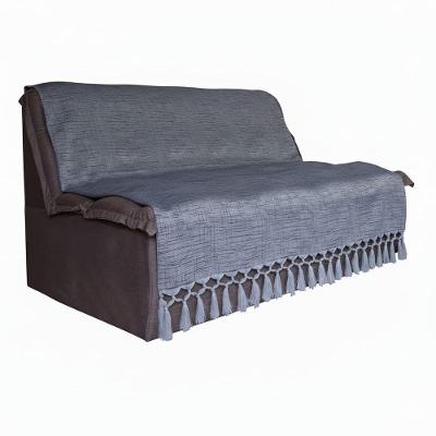 Manta Xale Jacquard Prata e Preto Mesclado 280cm