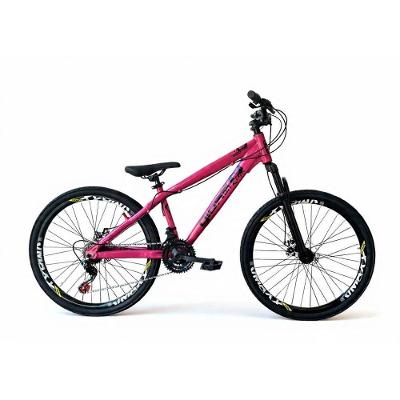 Bicicleta Mountain Bike Gios 4Trix-FRX-EVO Aro 26 Alumínio 21 Marchas Rosa
