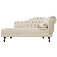 Diva Recamier Diana 140cm Lado Esquerdo Suede - Doce Sonho Móveis Bege - 2