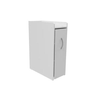 Estante Livreiro Moderna 3 Prateleiras 1 Gaveta MDF Branco