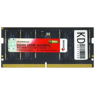 Memória RAM para Notebook DDR5 32GB 5600MHz KD56S46-32G Keepdata